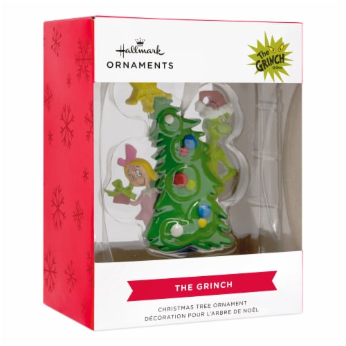 Hallmark Dr. Seuss How the Grinch Stole Christmass Holiday Ornament - The Grinch and Cindy Lou Who Perspective: top