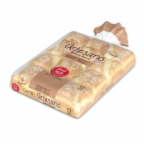 Alfaro's Artesano White Bakery Rolls Perspective: top