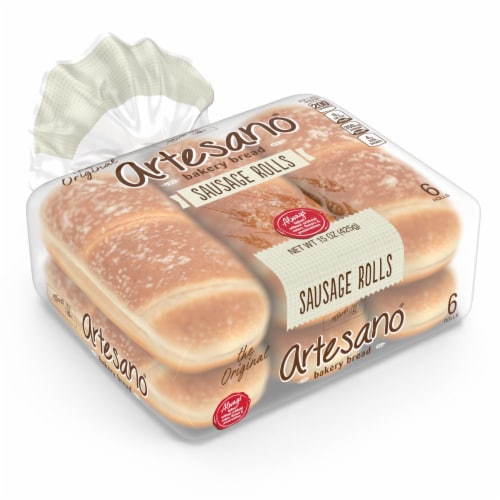 Alfaro's Artesano Bakery Sausage Rolls Perspective: top