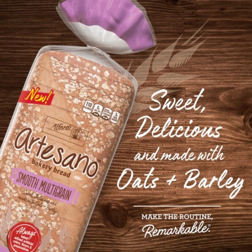 Alfaro's Artesano Smooth Multigrain Bread Perspective: top