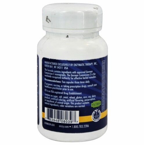 Enzymatic Therapy Aqua-Flow, 90 Vegetarian Capsules Perspective: top