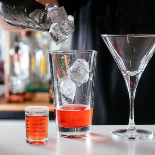 Oggi® Measuring Shot Glass Perspective: top