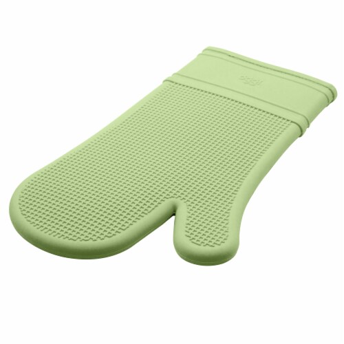 Oggi Silicone Oven Mitt - Sage Perspective: top
