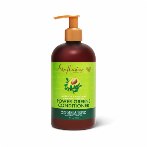 Shea Moisture® Power Greens Moringa & Avocado Conditioner for Curly Hair Perspective: top