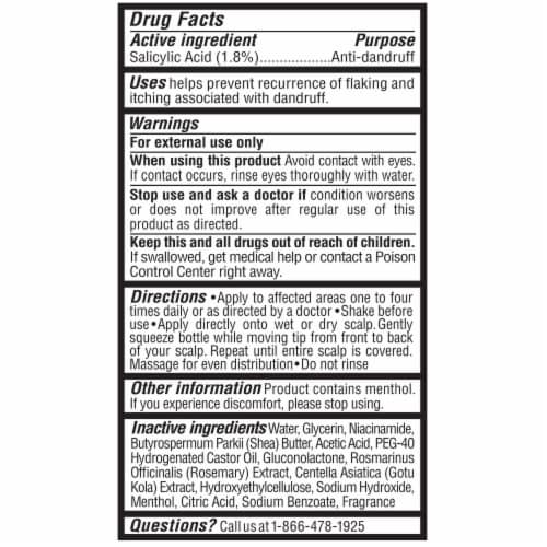 SheaMoisture Anti-Dandruff Leave-In to Soothe Scalp, Apple Cider Vinegar & Salicylic Acid Perspective: top