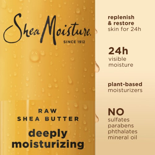 SheaMoisture Raw Shea Butter Body Wash Perspective: top