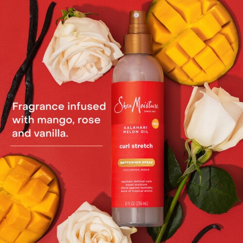 SheaMoisture Curl Stretch Refresher Spray Kalahari Melon Oil and Marula Oil Perspective: top