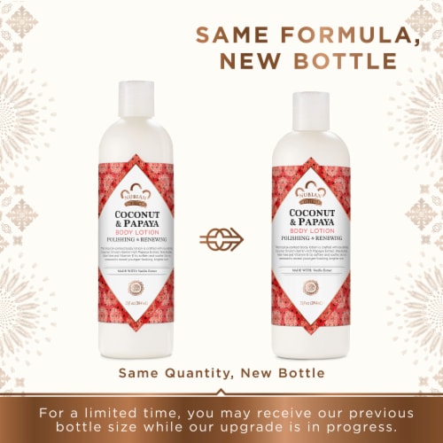 Nubian Heritage Coconut and Papaya Body Lotion Perspective: top