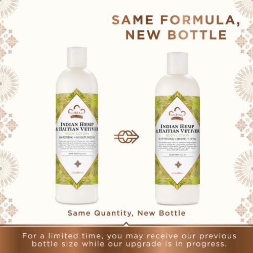 Nubian Heritage Indian Hemp & Haitian Vetiver Body Lotion Perspective: top