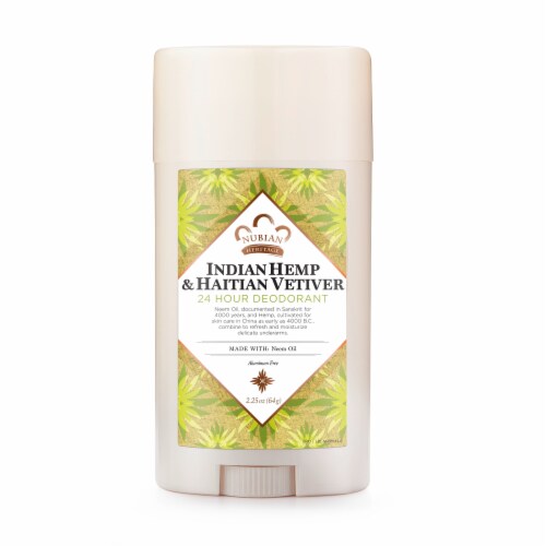 Nubian Heritage Indian Hemp and Haitian Vetiver Deodorant Perspective: top