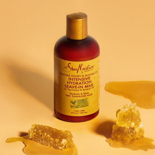 Shea Moisture® Manuka Honey & Mafura Oil Leave-In Milk for Dry Hair Perspective: top