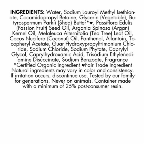 SheaMoisture Men Maracuja Oil & Shea Butter Beard Wash Perspective: top