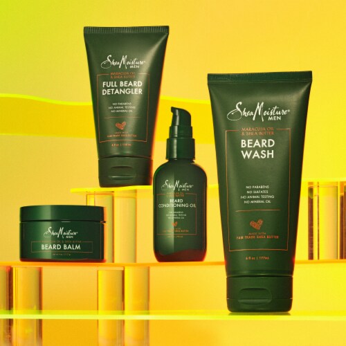 Shea Moisture® Paraben-Free Maracuja Oil & Shea Butter Full Beard Detangler Perspective: top
