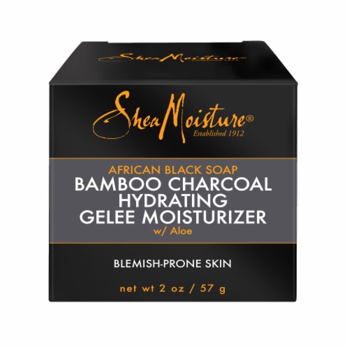 Shea Moisture® Sulfate-Free African Black Soap & Bamboo Charcoal Gelee Acne-Prone Skin Moisturizer Perspective: top