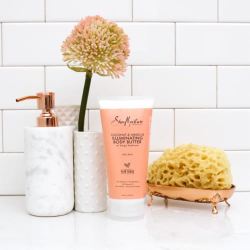 SheaMoisture Coconut & Hibiscus Body Butter Perspective: top