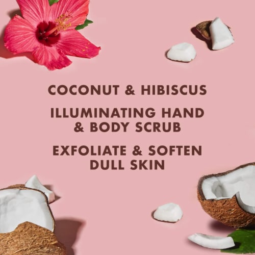 SheaMoisture Illuminating Coconut and Hibiscus Body Scrub Perspective: top