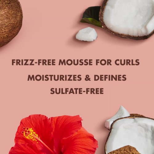 SheaMoisture Coconut and Hibiscus Curl Mousse Perspective: top