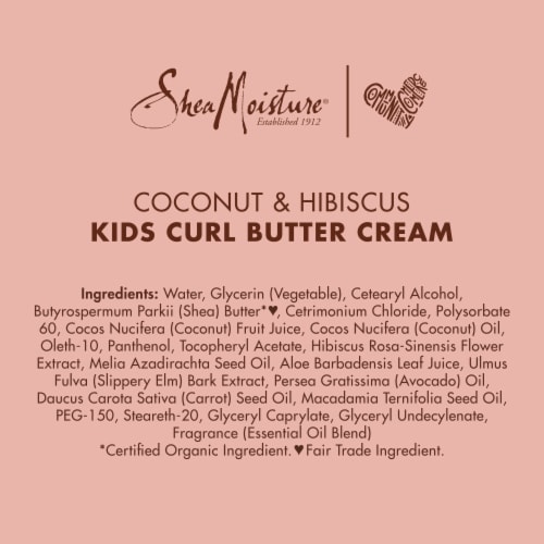 SheaMoisture Coconut & Hibiscus Kids Curling Styling Cream Perspective: top