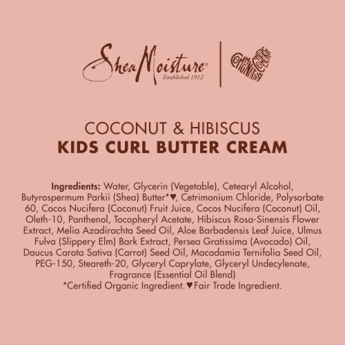 SheaMoisture Coconut & Hibiscus Kids Curling Styling Cream Perspective: top