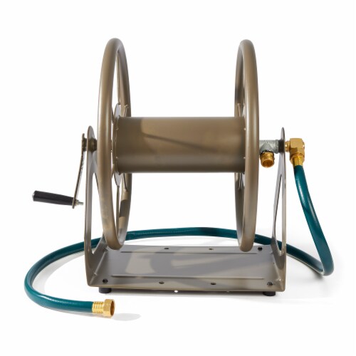 Liberty Garden LBG703T 200' of 5/8 Hose Multi Purpose Steel Garden Storage Reel Perspective: top