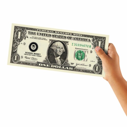 Learning Resources® Double-Sided Magnetic Money Set Perspective: top