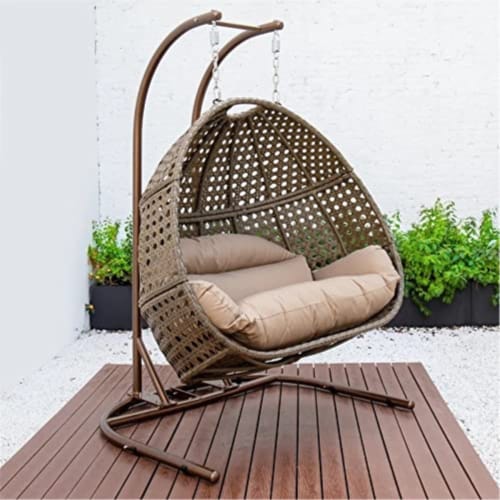 Double egg swing chair outdoor best sale