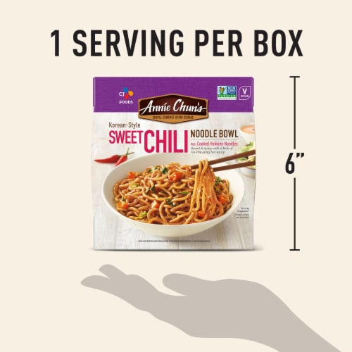 Annie Chun's Korean Style Sweet Chili Noodle Bowl Perspective: top