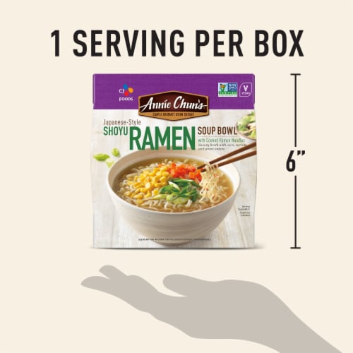 Annie Chun's Japanese-Style Shoyu Ramen Soup Bowl Perspective: top