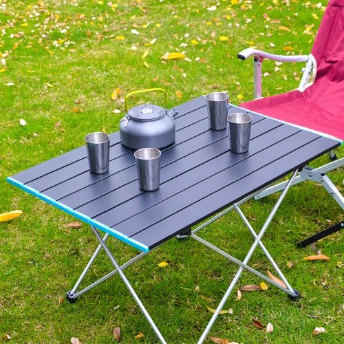 Outdoor Aluminum Alloy Folding Table Portable Ultra Light Table 1