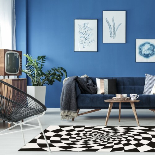 80x160cm nordic minimalist carpet 3d printing visual carpet bedroom