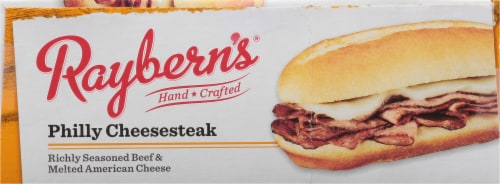 Raybern's® Philly Cheesesteak Sandwiches Perspective: top