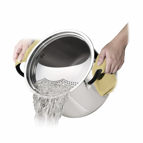 Tramontina gourmet stainless steel 8 quart lock and drain stock pot online