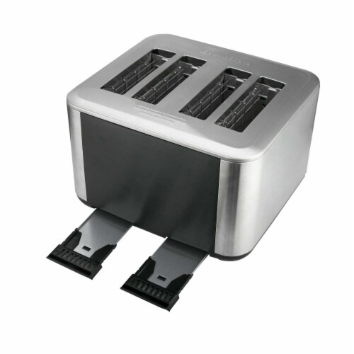 Farberware 4 Slice Touchscreen Toaster Stainless Steel And Black 1 Pack Gerbes Super Markets