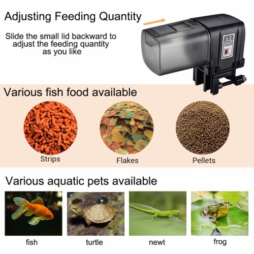 Automatic Fish Feeder Dispenser with USB Charger Cable for Fish