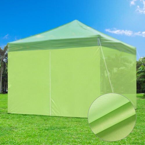 InstaHibit Universal Sidewall Zipper UV30+ Fits 10x10ft Canopy Picnic 1 Piece Perspective: top