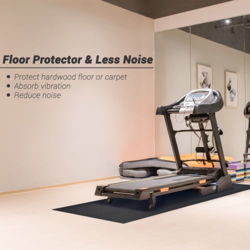 Yescom Exercise Equipment Mat 6 x3 Non Slip Fitness Equipment Mat