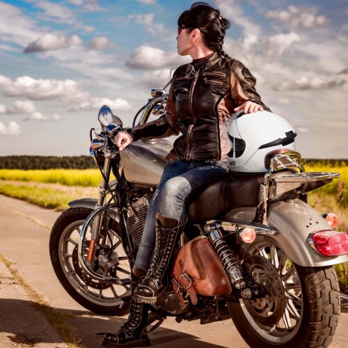 AHR DOT Full Face Motorcycle Helmet Visor Bluetooth Headset Intercom Music XXL Perspective: top