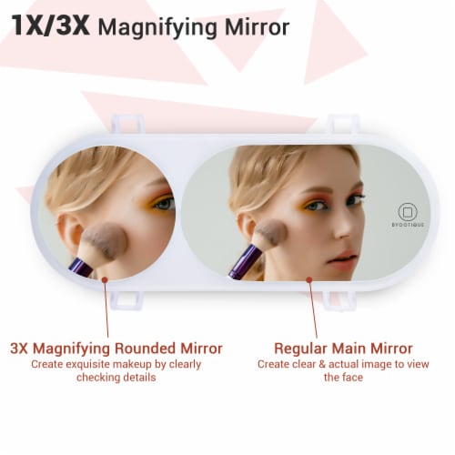 Car vanity mirror with lights clearance