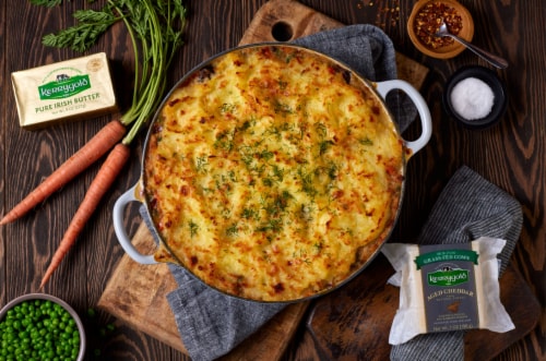 Kerrygold Grass-Fed Pure Irish Salted Butter Foil, 8oz Perspective: top
