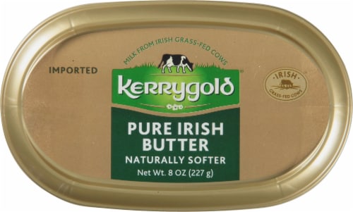 Kerrygold Naturally Softer Grass Fed Pure Irish Butter Tub Perspective: top