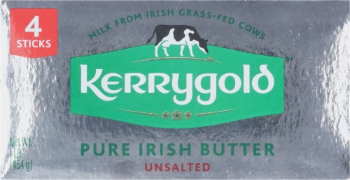 Kerrygold Unsalted Irish Butter Sticks Perspective: top