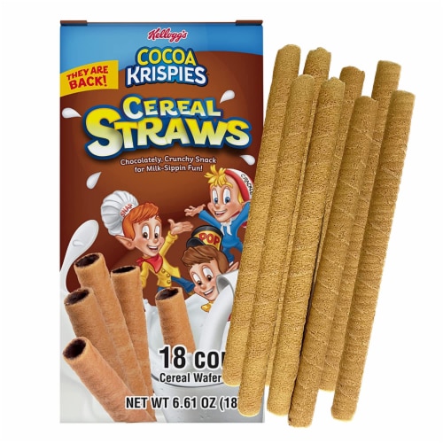Cocoa Krispies Cereal Straws 18ct (3-pack) Perspective: top