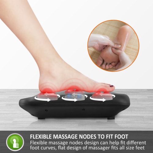 Snailax 2-in-1 Kneading Shiatsu Foot Warmer & Back Massager SL-522S, 1 -  Kroger