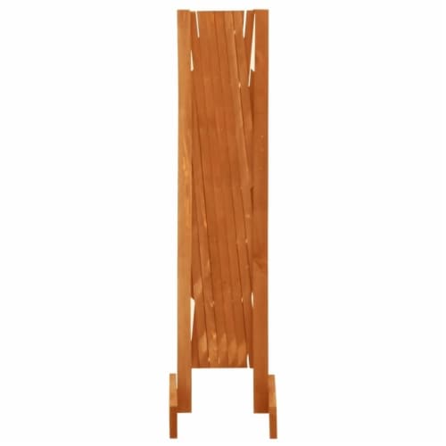 Garden Trellis Fence Orange 47.2 x35.4 Solid Firwood Perspective: top