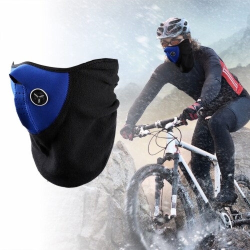 Half Face Mask Breathable Windproof Dustproof Neck Warmer For Bike Motorcycle Racing Red 1 unit King Soopers