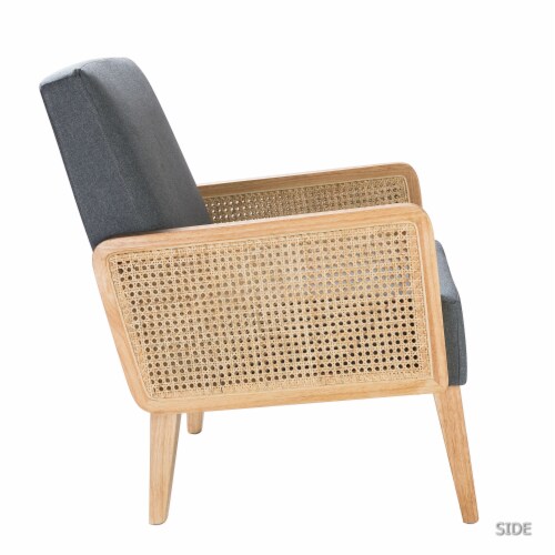 Delphine cane hotsell accent chair