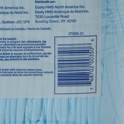 TENA Regular Disposable Underpad Fluff 17X24 350 25 pads Perspective: top