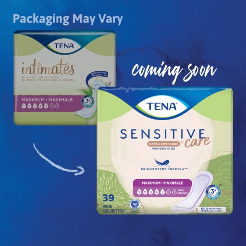 TENA Incontinent Pad 15 L Long Length 12 Ct Perspective: top