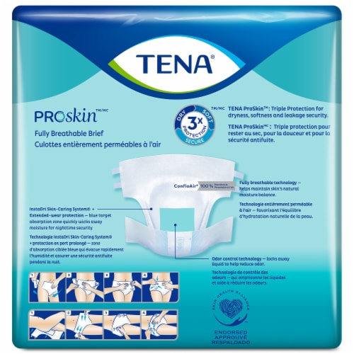 TENA ProSkin Ultra Incontinence Brief M Breathable, 67200, 40 Ct Perspective: top