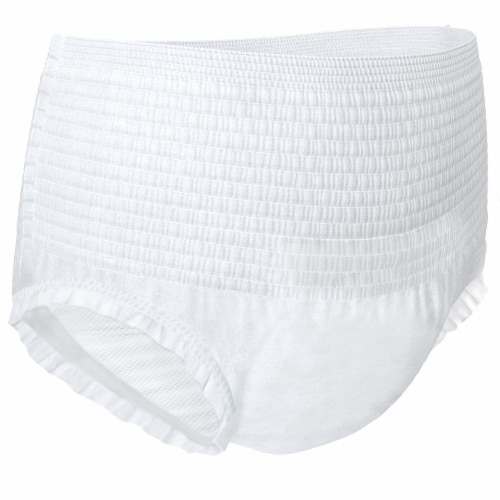 TENA Dry Comfort Disposable Underwear Pull On with Tear Away Seams Large, 72423, 18 Ct Perspective: top